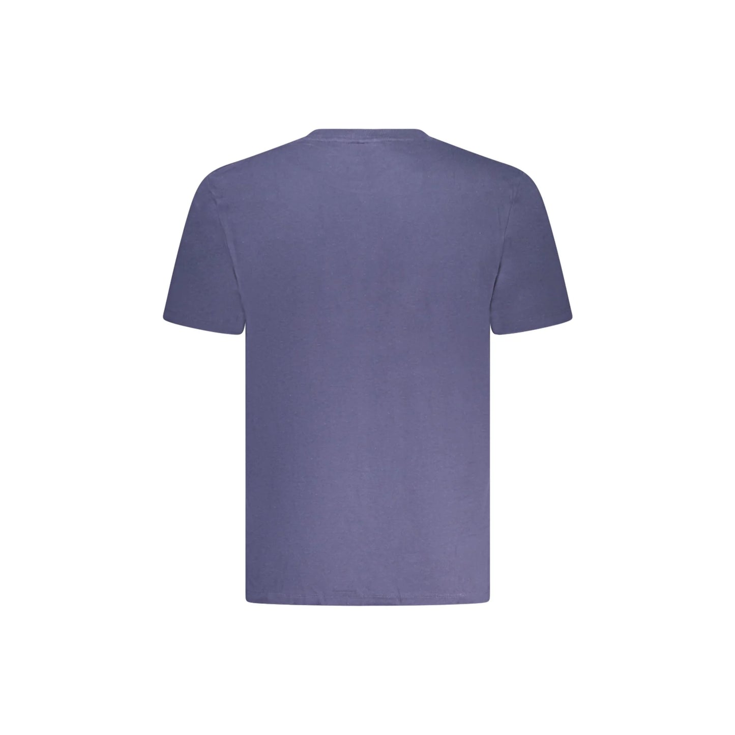 Wrangler T-Shirt Maniche Corte Uomo Blu Stampa Logo - vista 2