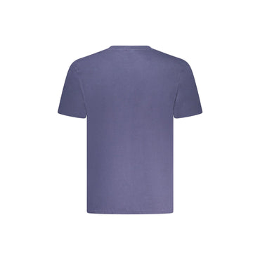 Wrangler T-Shirt Maniche Corte Uomo Blu Stampa Logo - vista 2