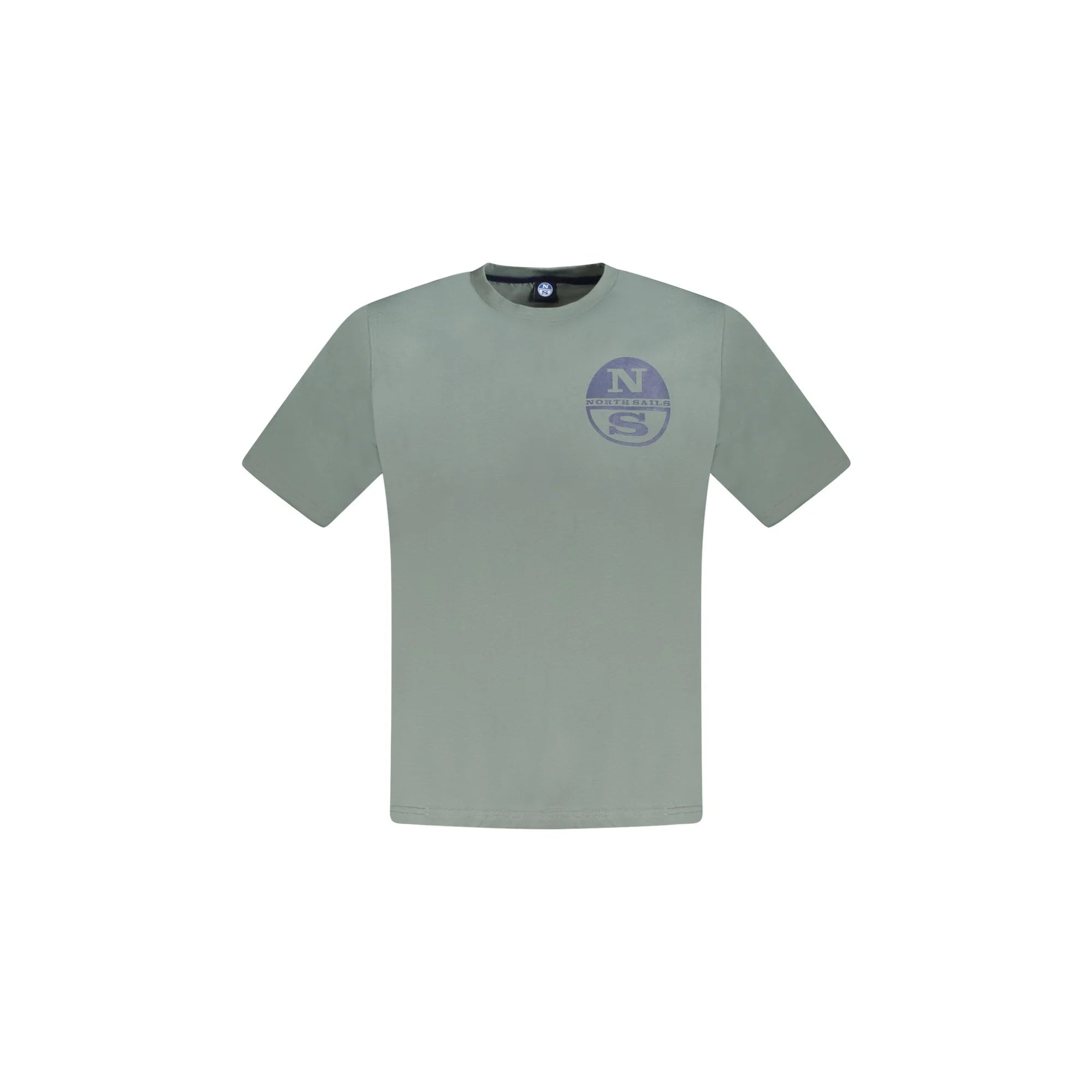 North Sails T-Shirt Maniche Corte Uomo Verde Stampa Logo - foto prodotto