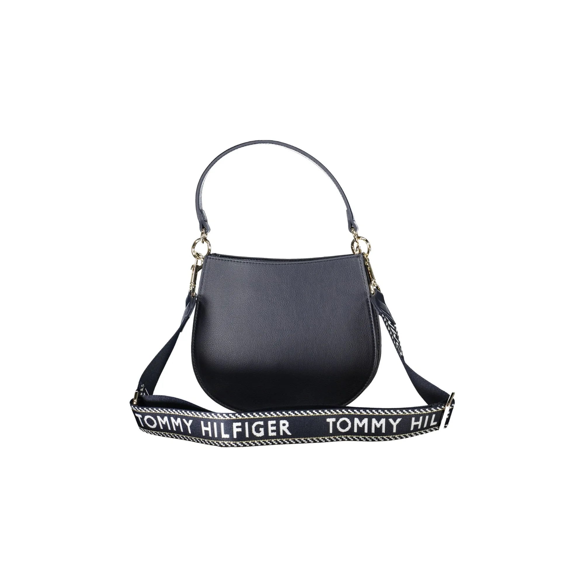 Tommy Hilfiger Borsa a Tracolla Donna Blu Chiusura con Zip Logo Borse - vista 2