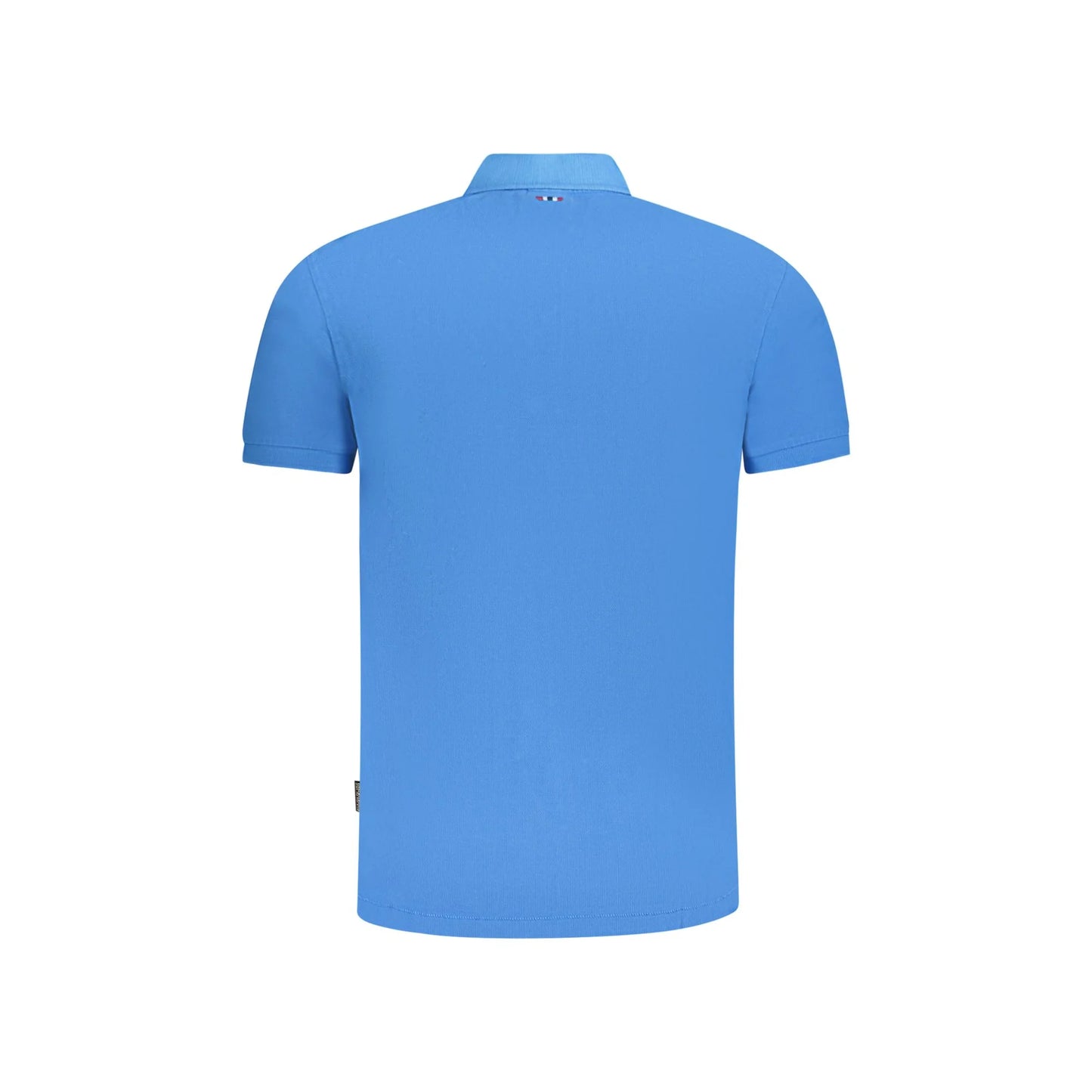 Napapijri Polo Maniche Corte Uomo Blu Stampa/Ricamo/Logo - vista 2