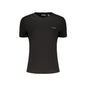 GUESS JEANS T-SHIRT MANICHE CORTE DONNA NERO
