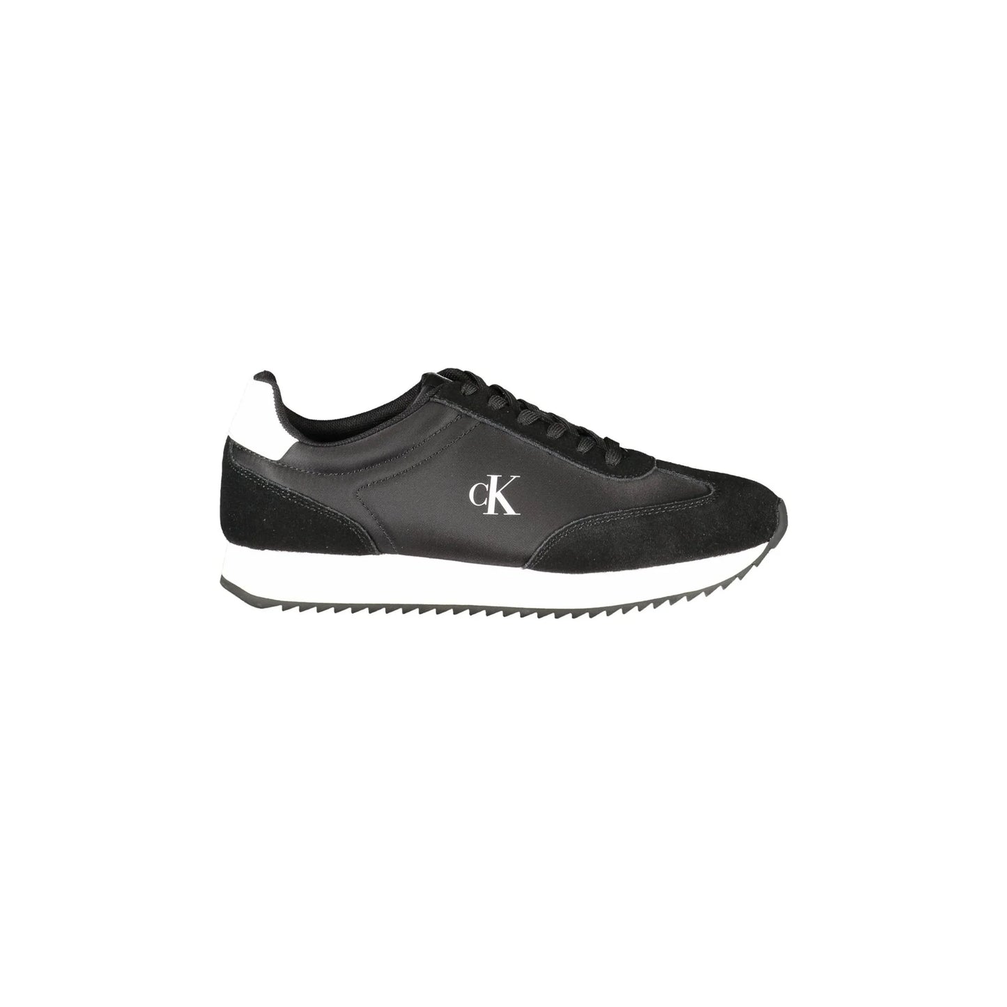 CALVIN KLEIN Scarpe Sneakers Donna Nere con Dettagli a Contrasto Nero - foto prodotto