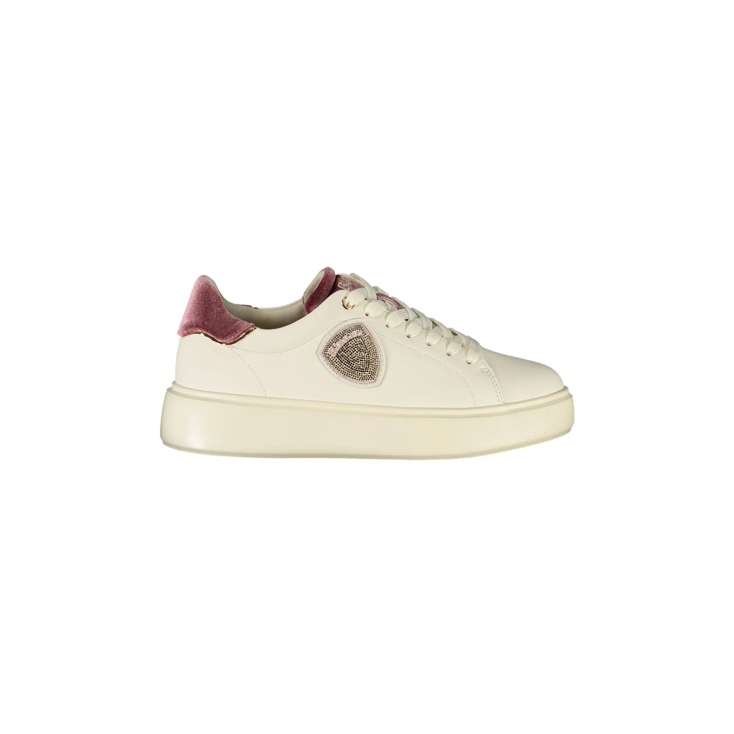 Blauer Sneakers donna Bianco