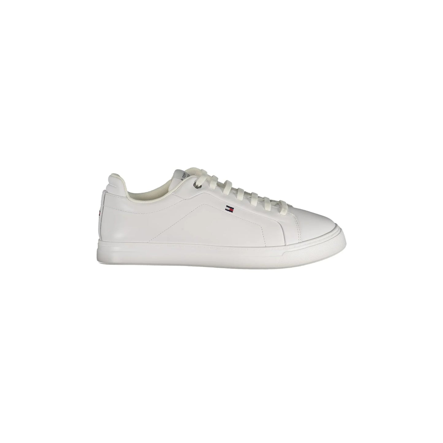 Tommy Hilfiger Sneakers Uomo Bianche con Logo Ricamato Bianco - foto prodotto