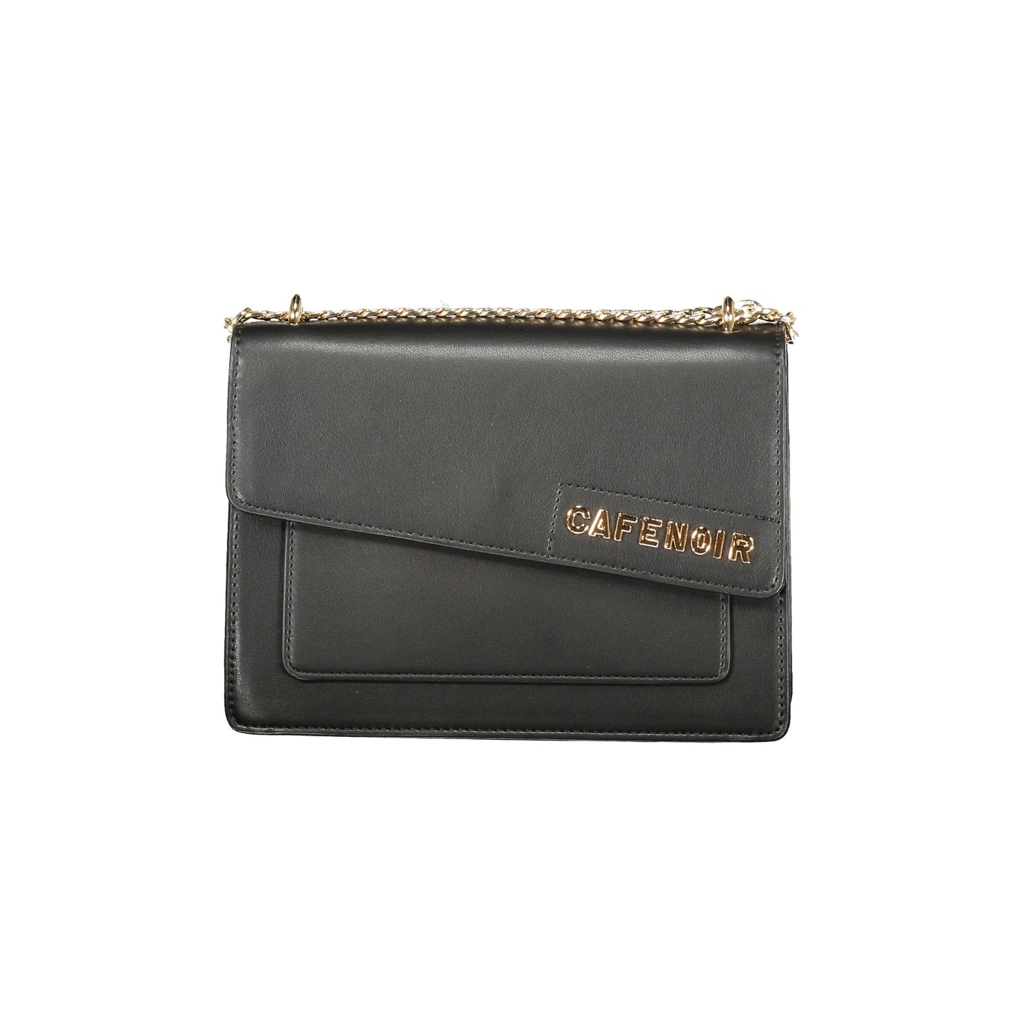 Cafenoir Borsa a Tracolla Donna Nera Logo Borse Nero - foto prodotto