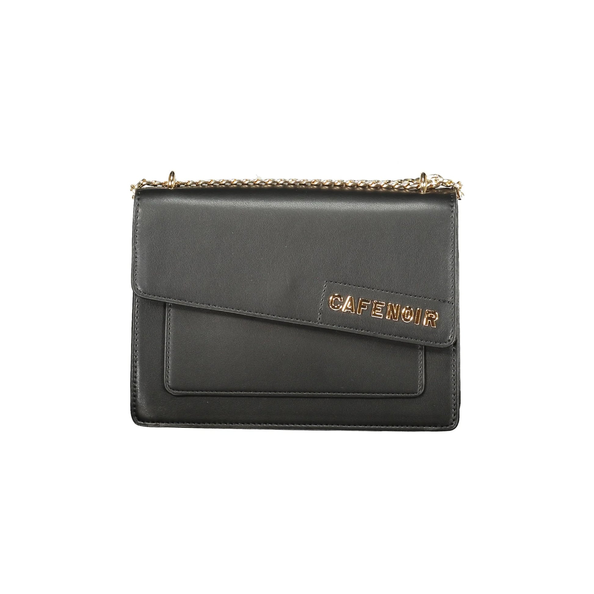 Cafenoir Borsa a Tracolla Donna Nera Logo Borse Nero - foto prodotto