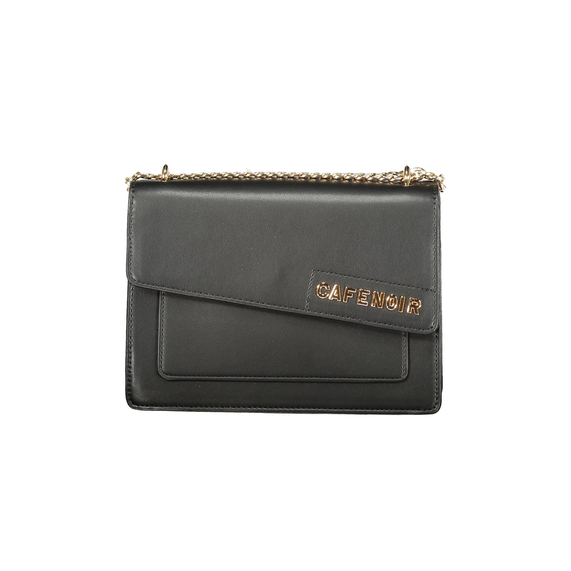 Cafenoir Borsa a Tracolla Donna Nera Logo Borse Nero - foto prodotto