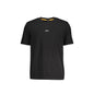 Boss T-Shirt Maniche Corte Uomo Nera Logo Nero - foto prodotto