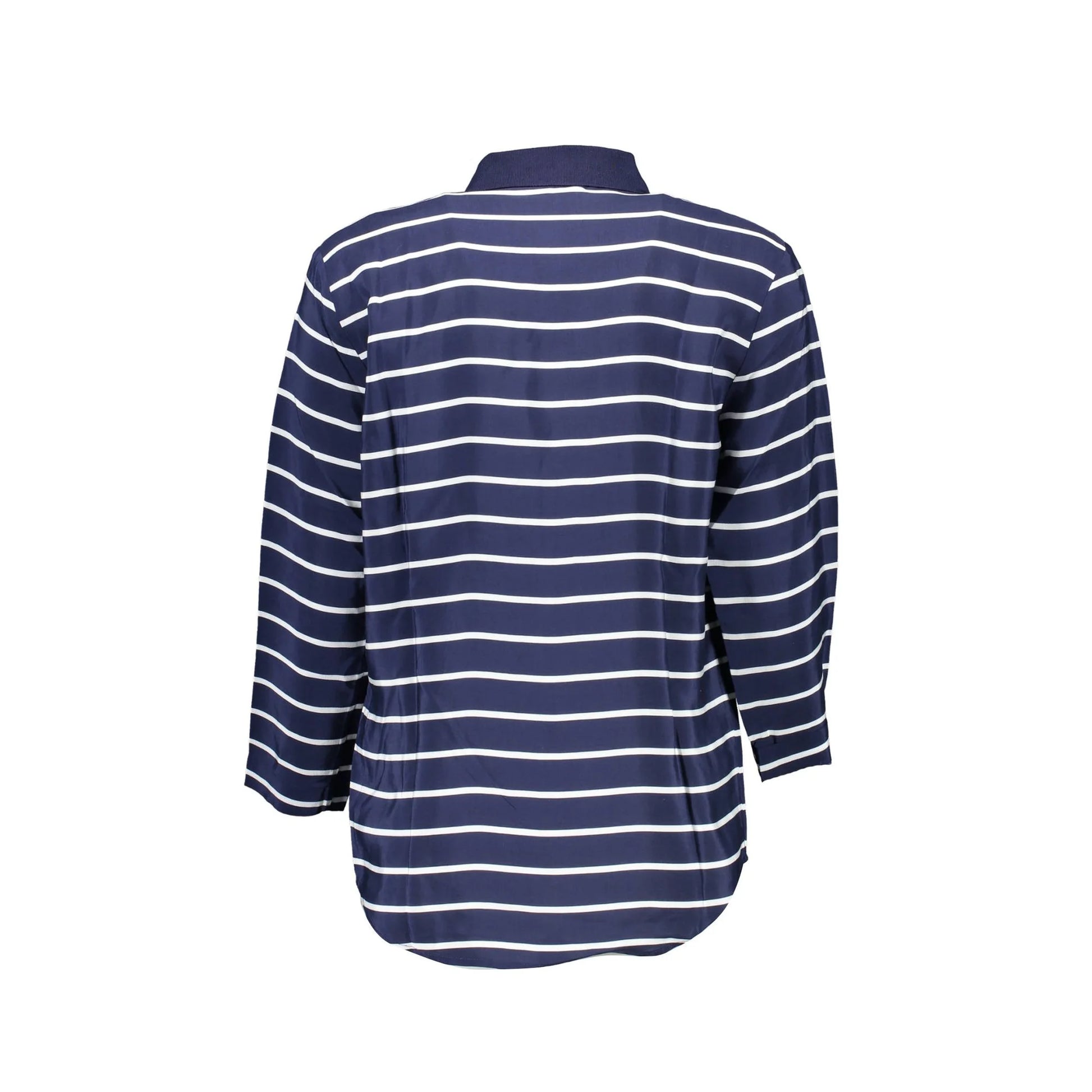 GANT POLO MANICHE 3/4 DONNA BLU