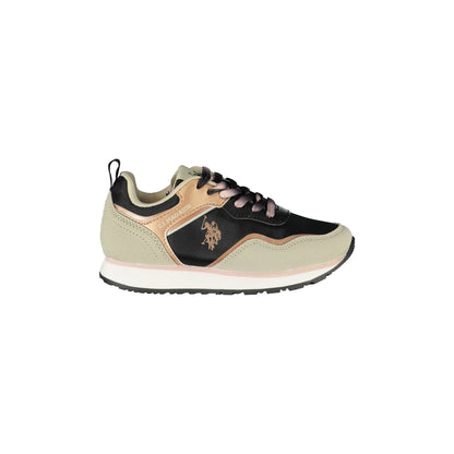 U.S. Polo Sneakers Bambina Nere Sportive Lacci Logo U.S. Polo Best Price bambino Nero - foto prodotto