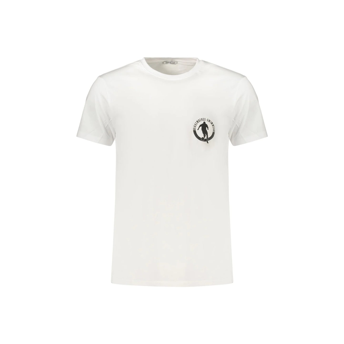 BIKKEMBERGS T-SHIRT MANICHE CORTE UOMO BIANCO