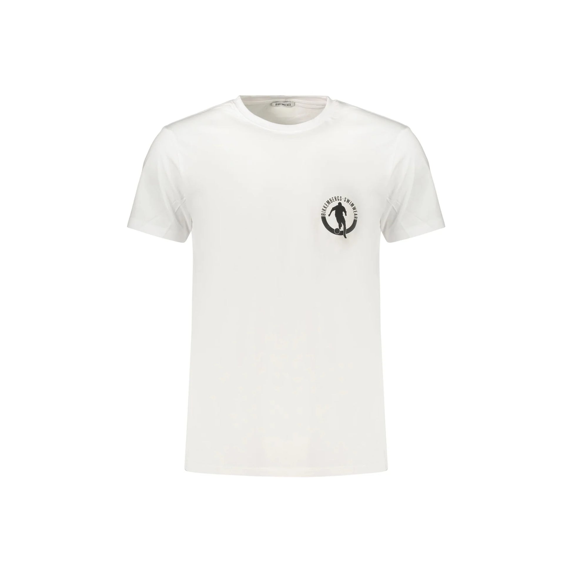 BIKKEMBERGS T-SHIRT MANICHE CORTE UOMO BIANCO