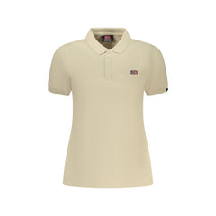Norway 1963 Polo Maniche Corte Donna beige Ricamo