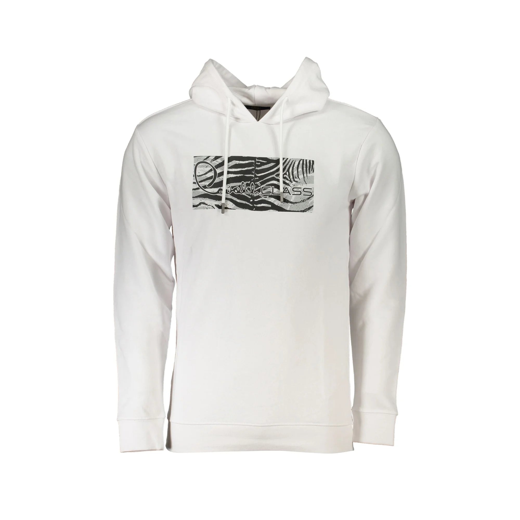 CAVALLI CLASS FELPA SENZA ZIP UOMO BIANCO