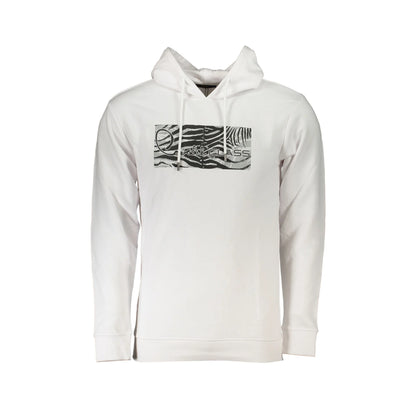 Cavalli Class Felpa Maniche Lunghe Uomo Bianca Stampa Logo Felpe Bianco - foto prodotto