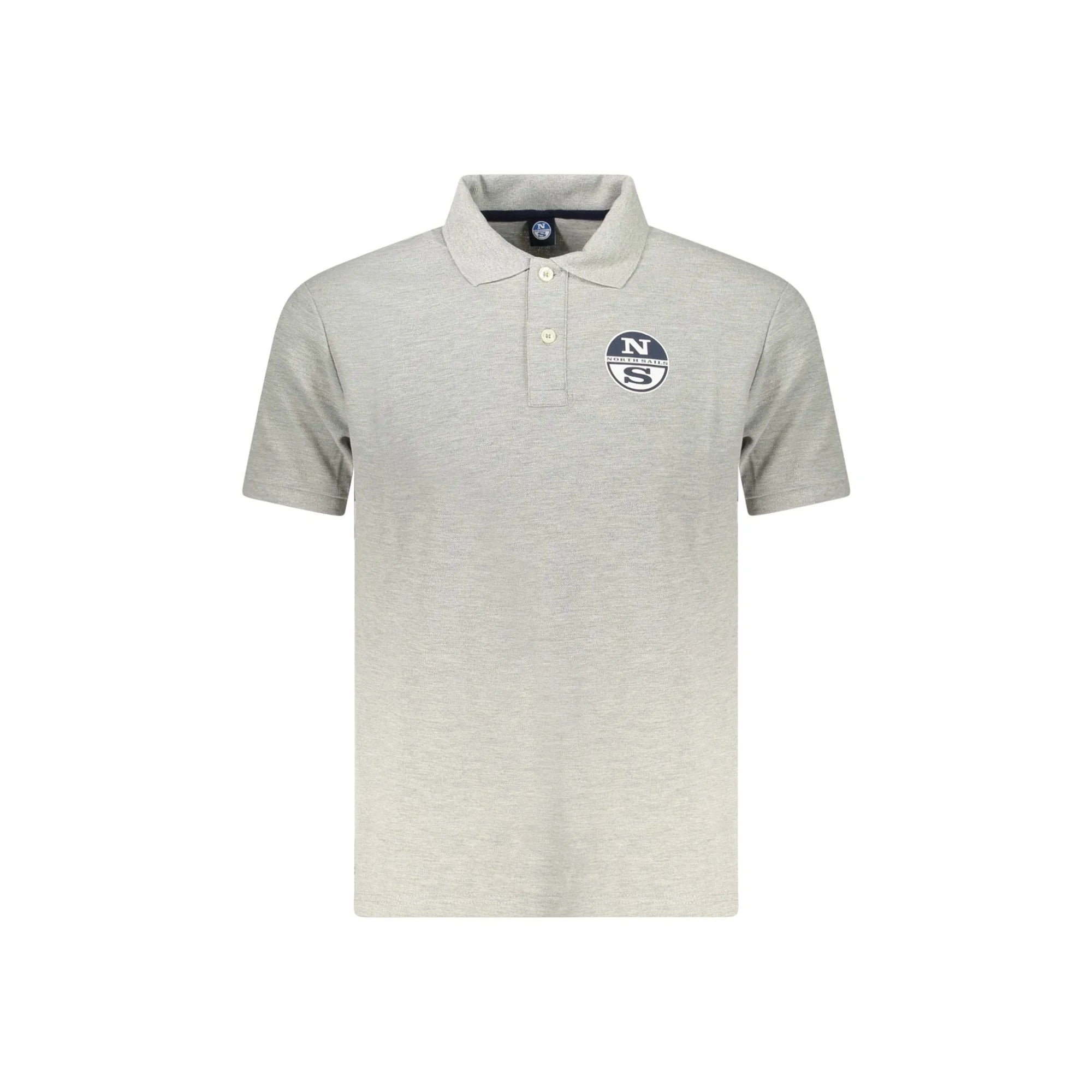 NORTH SAILS POLO MANICHE CORTE UOMO GRIGIO