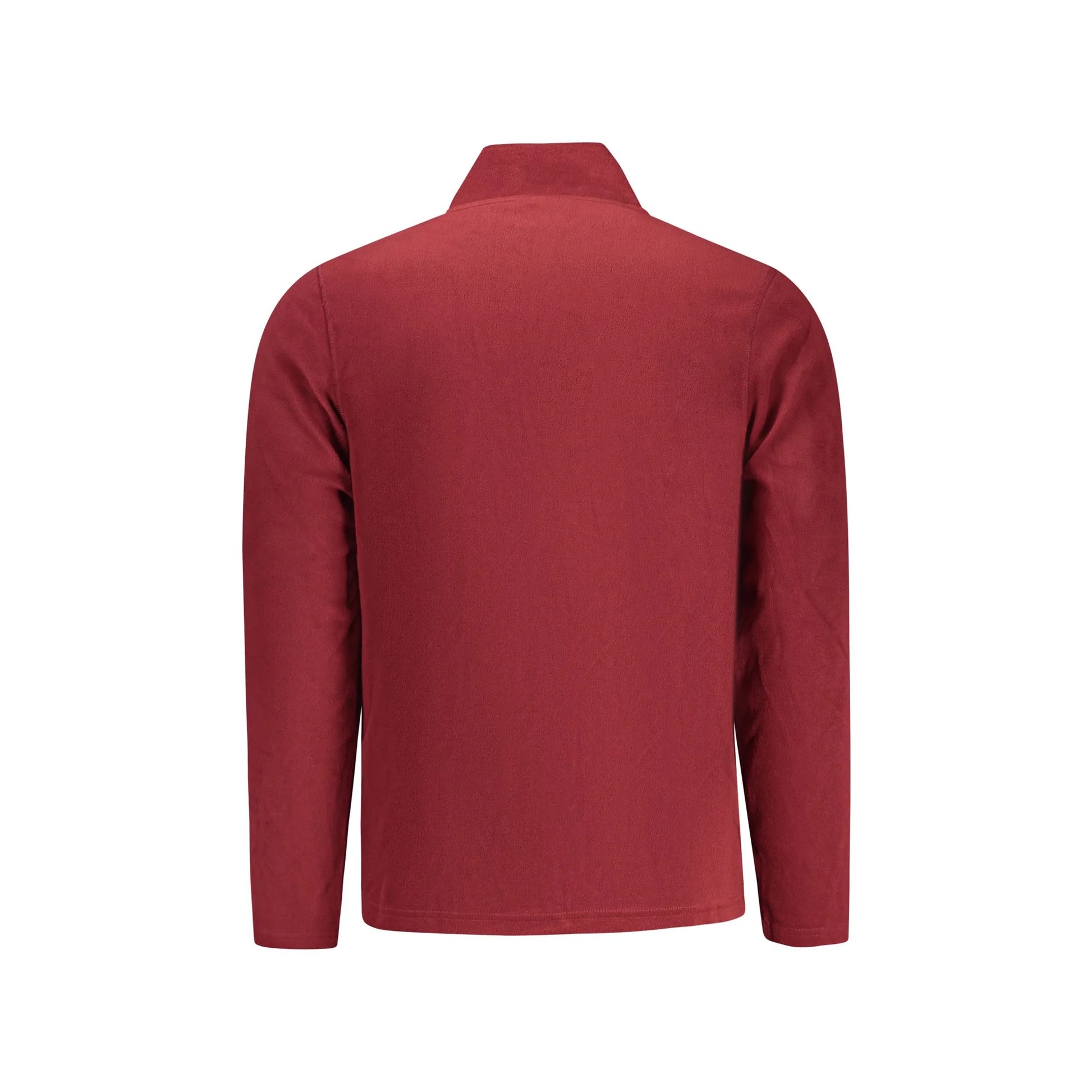 U.S. Grand Felpa Uomo Rossa Zip Pile Ricamo Logo Felpe rosso - vista 2