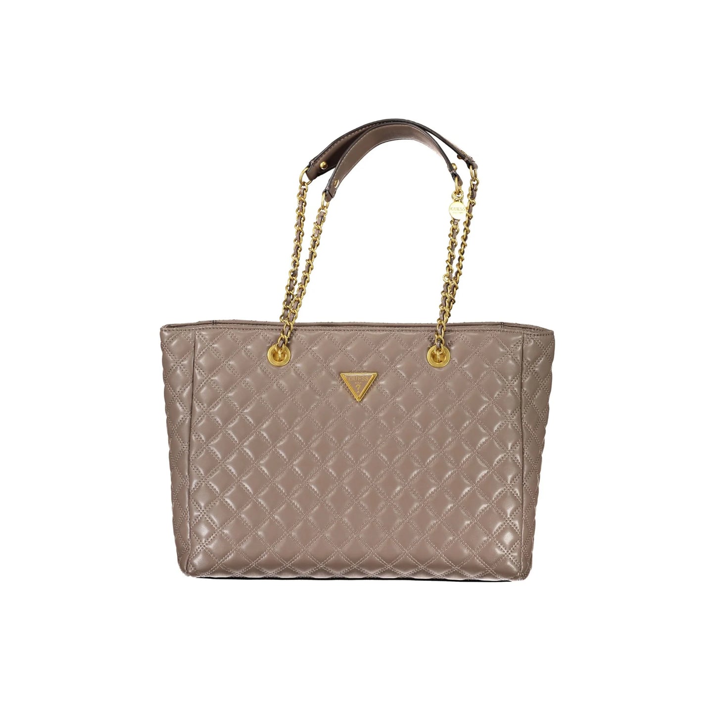 Guess Jeans Borsa Donna a Spalla Beige con Dettagli a Contrasto Borse - foto prodotto