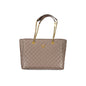 Guess Jeans Borsa Donna a Spalla Beige con Dettagli a Contrasto Borse - foto prodotto