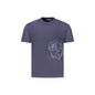 Napapijri T-Shirt Maniche Corte Uomo Blu Stampa Logo - foto prodotto