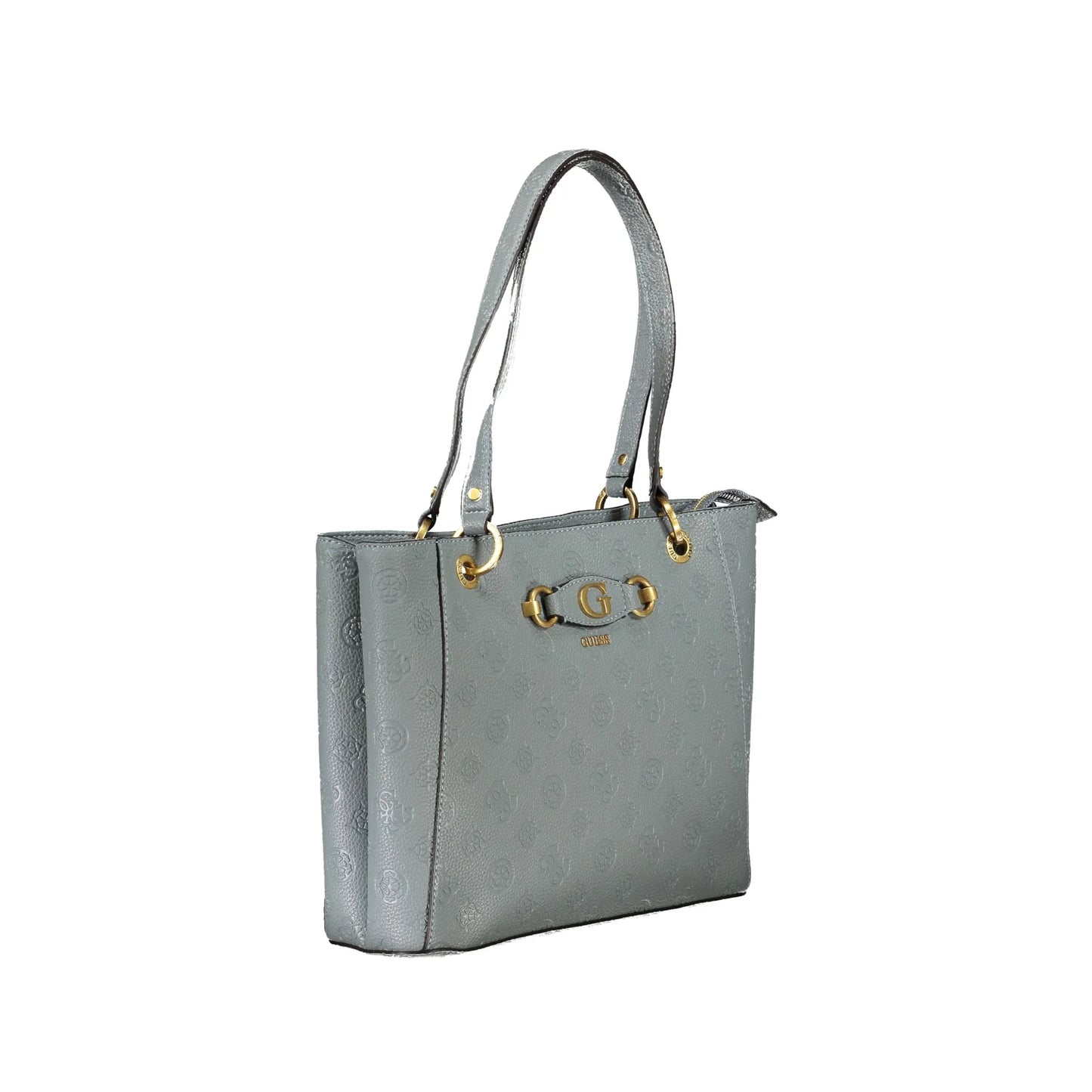Guess Jeans Borsa Donna Izzy Peony Azzurra con Doppio Manico Borse azzurro - vista 3