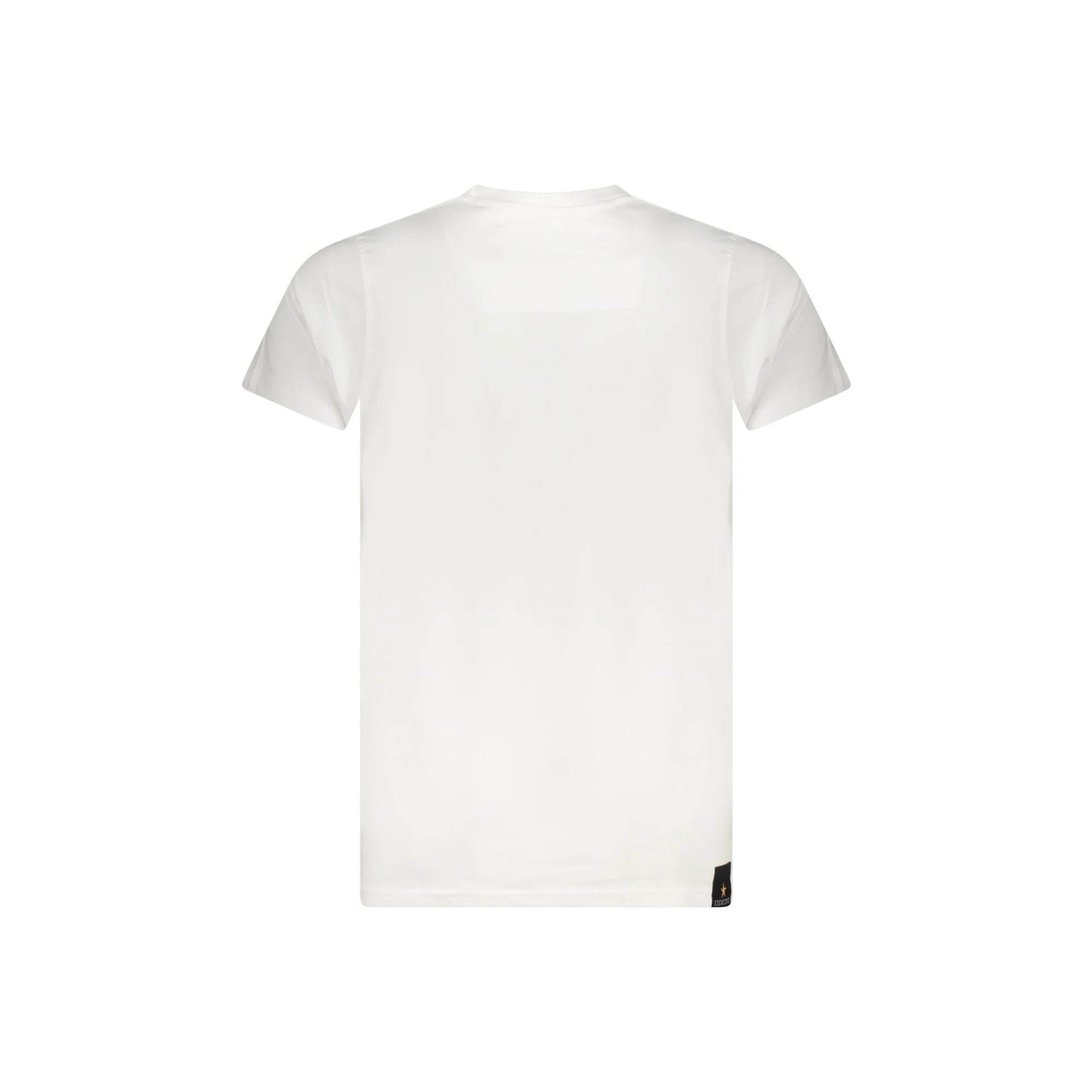 Accademia Militare T-Shirt Maniche Corte Uomo Bianca Stampa bianco - vista 2