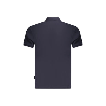 Napapijri Polo Maniche Corte Uomo Blu Stampa - vista 2