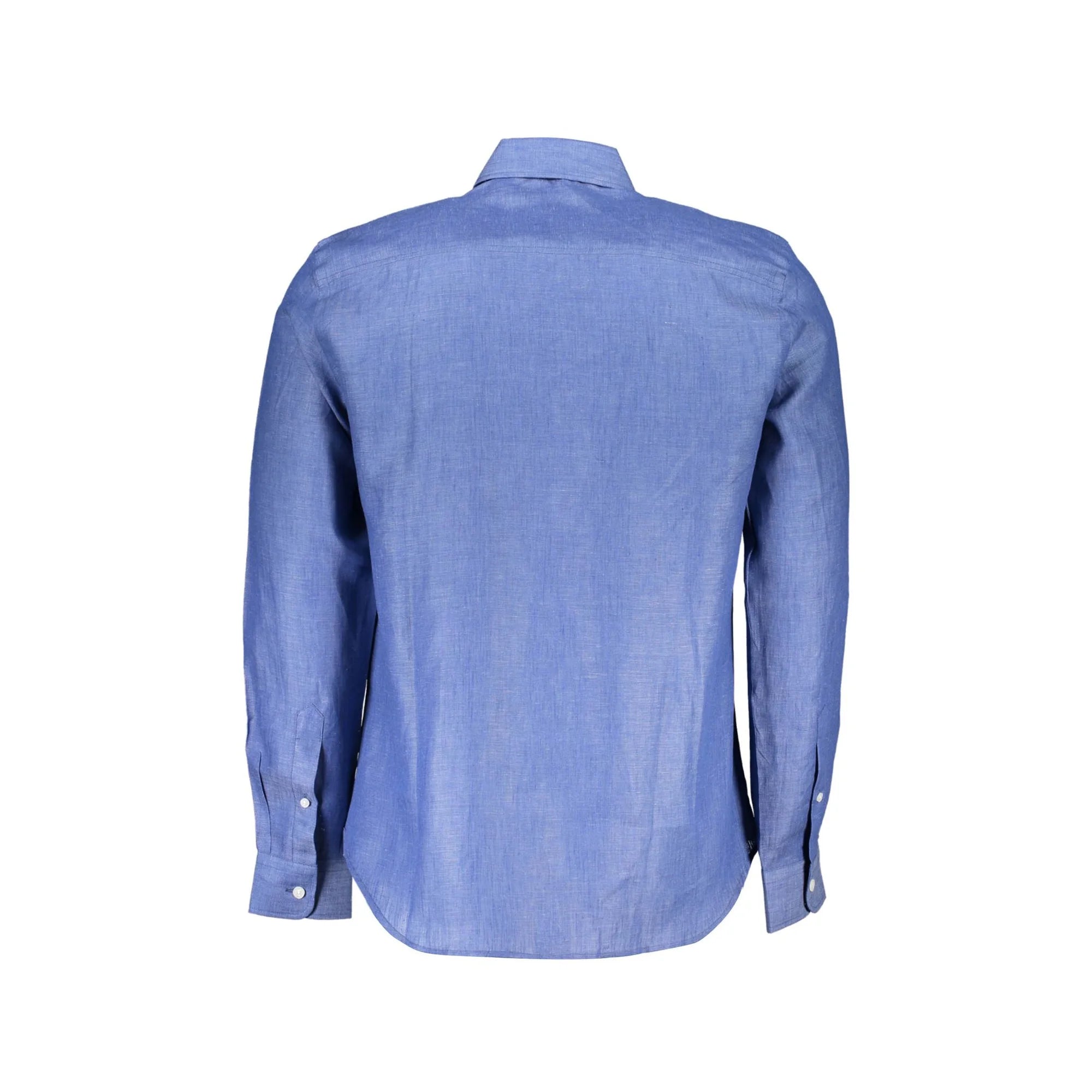 North Sails Camicia Maniche Lunghe Uomo Blu Ricamo Camicie - vista 2