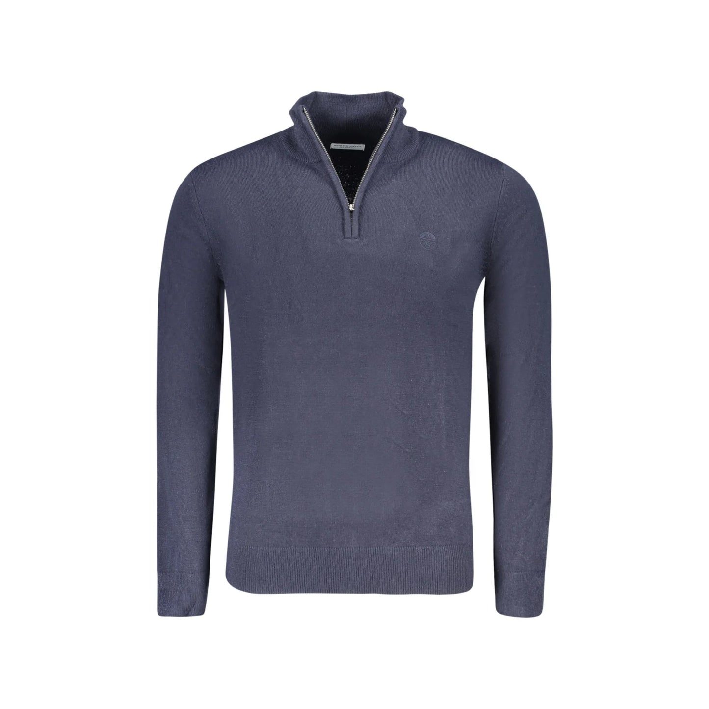 North Sails Maglia Uomo Blu Mezza Zip in Maglia Morbida Maglie - foto prodotto