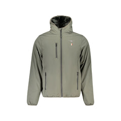 Accademia Militare Giubbotto Maniche Lunghe Uomo Verde Ricamo Logo