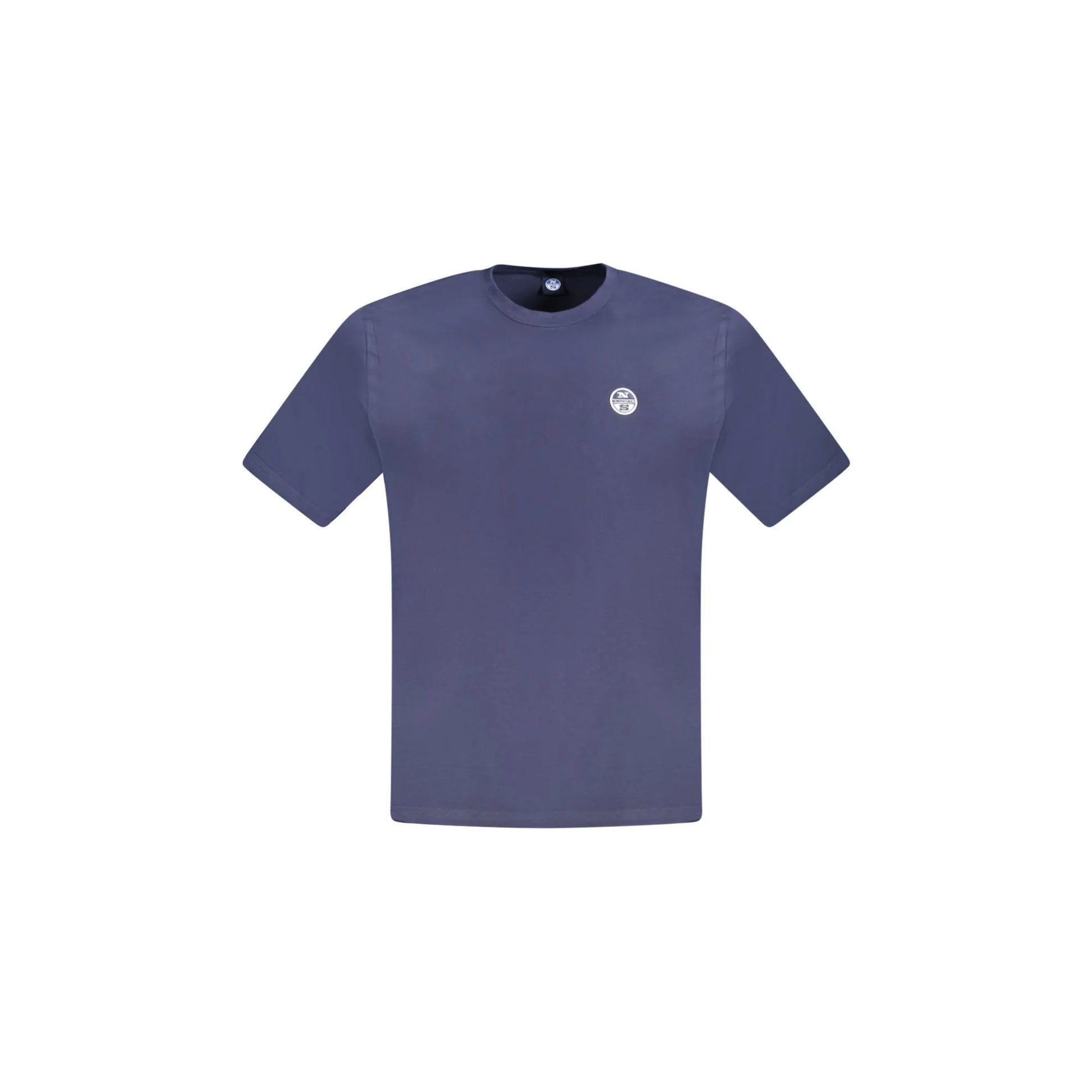 North Sails T-Shirt Uomo Blu Girocollo Cotone Logo - foto prodotto