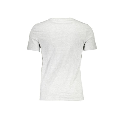 Guess Jeans T-Shirt Maniche Corte Uomo Grigia Stampa Logo grigio - vista 2