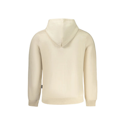 U.S. Grand Felpa Uomo Beige Zip Cappuccio Felpata Logo Felpe - vista 2