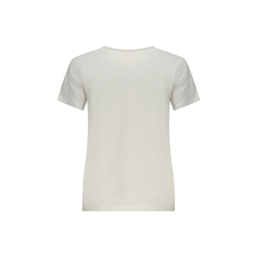 Pepe Jeans T-Shirt Maniche Corte Donna Bianca Stampa Logo bianco - vista 2