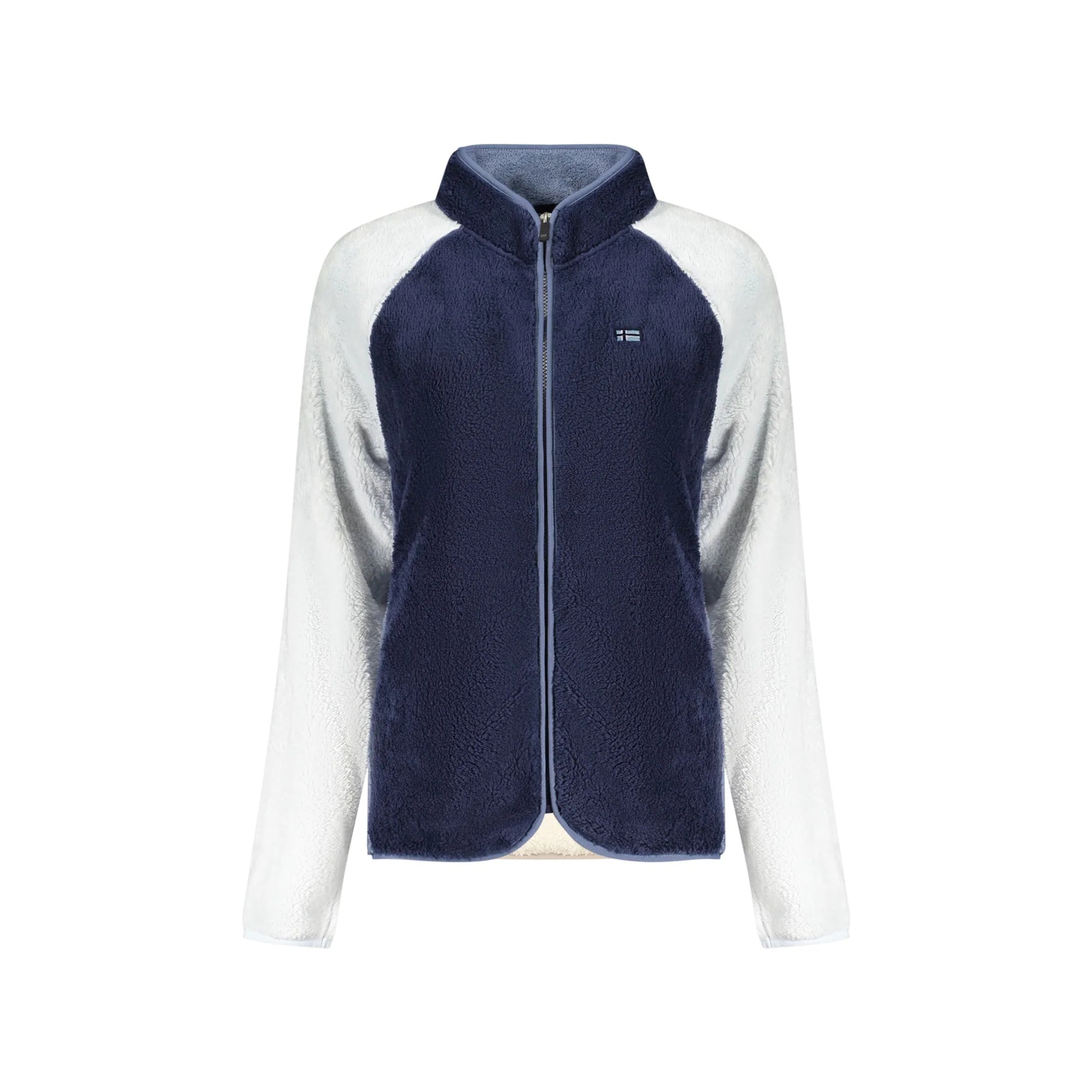 NORWAY 1963 FELPA CON ZIP DONNA BLU