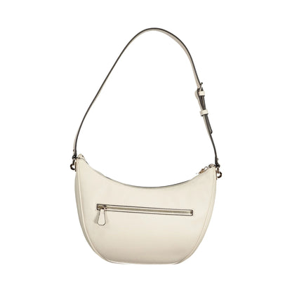 Guess Jeans Borsa a Tracolla Donna Bianca Chiusura con Zip Borse bianco - vista 2