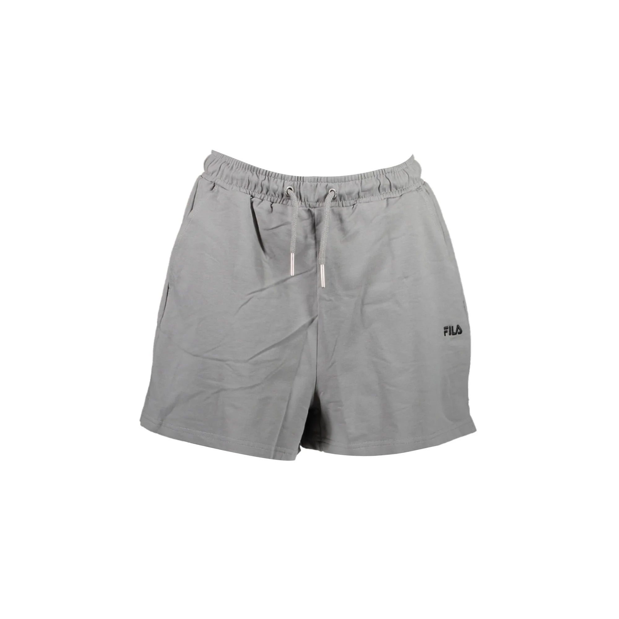Fila Short Donna Grigio Ricamo Pantaloni - foto prodotto