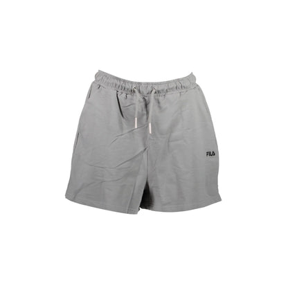 Fila Short Donna Grigio Ricamo Pantaloni - foto prodotto