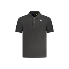 K-Way Polo Maniche Corte Uomo Nera Logo