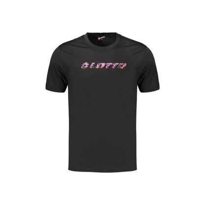 LOTTO T-SHIRT MANICHE CORTE UOMO NERO