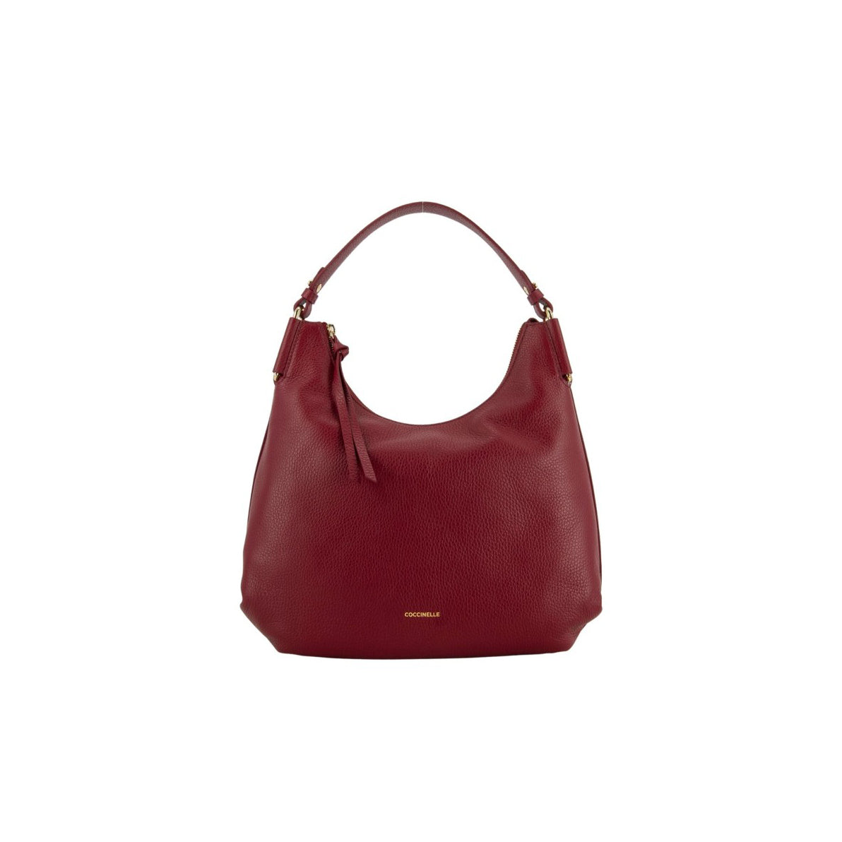 COCCINELLE Borsa Donna a Spalla Rossa Rebekka Small in Vera Pelle