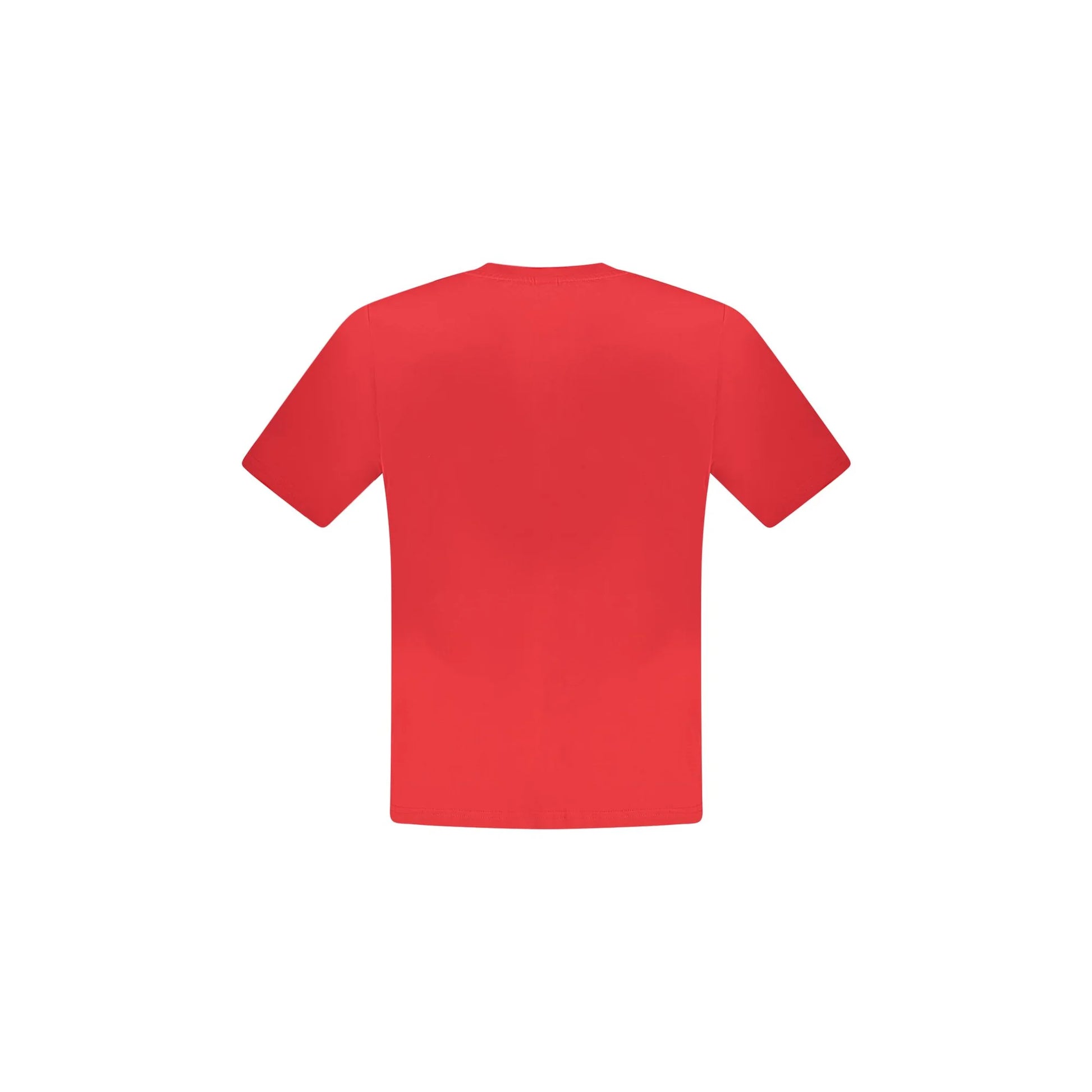 North Sails T-Shirt Uomo Rossa Girocollo Cotone Logo rosso - vista 2