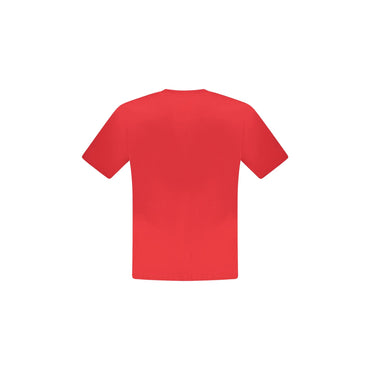 North Sails T-Shirt Uomo Rossa Girocollo Cotone Logo rosso - vista 2