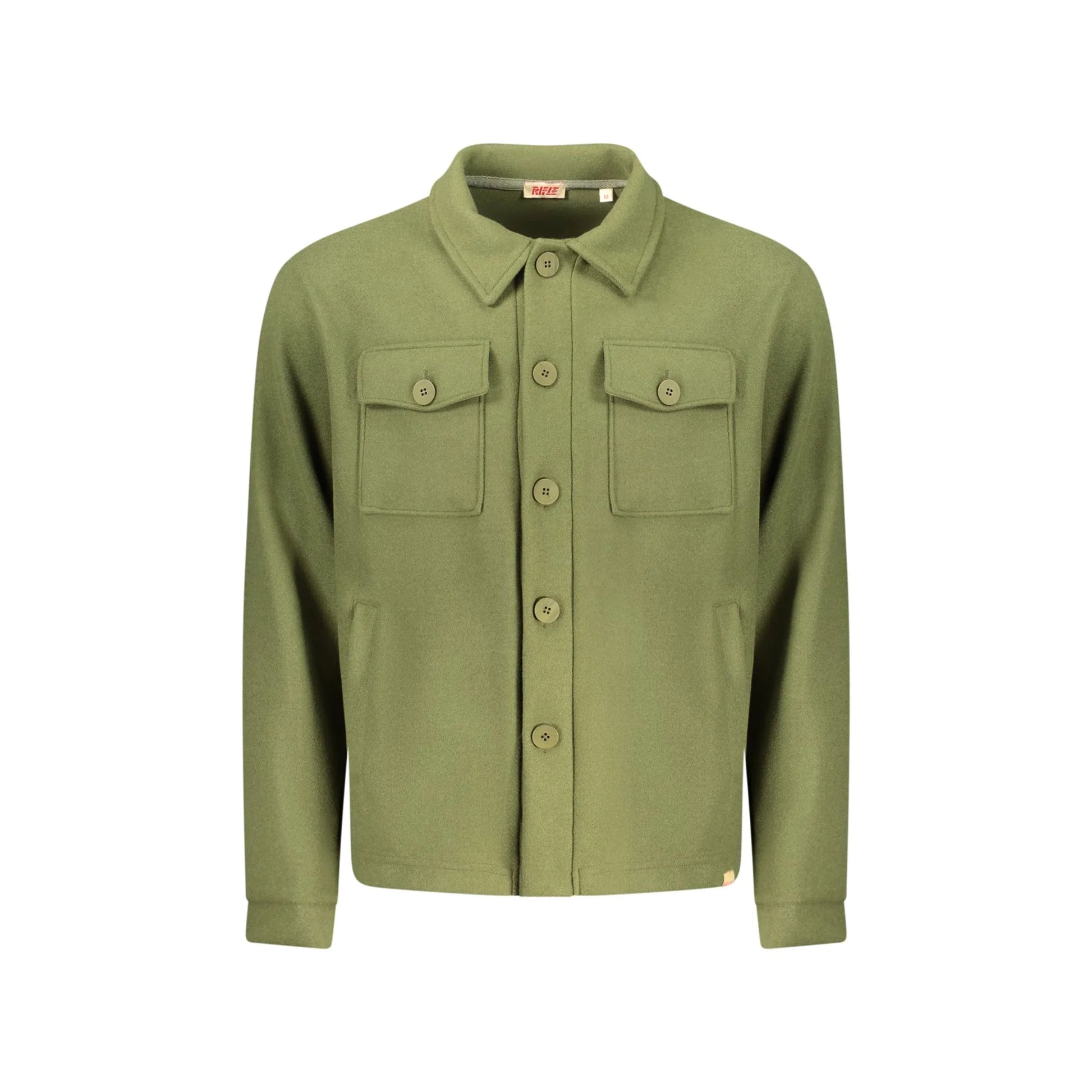 Rifle Camicia Maniche Lunghe Uomo Verde Logo Camicie - foto prodotto