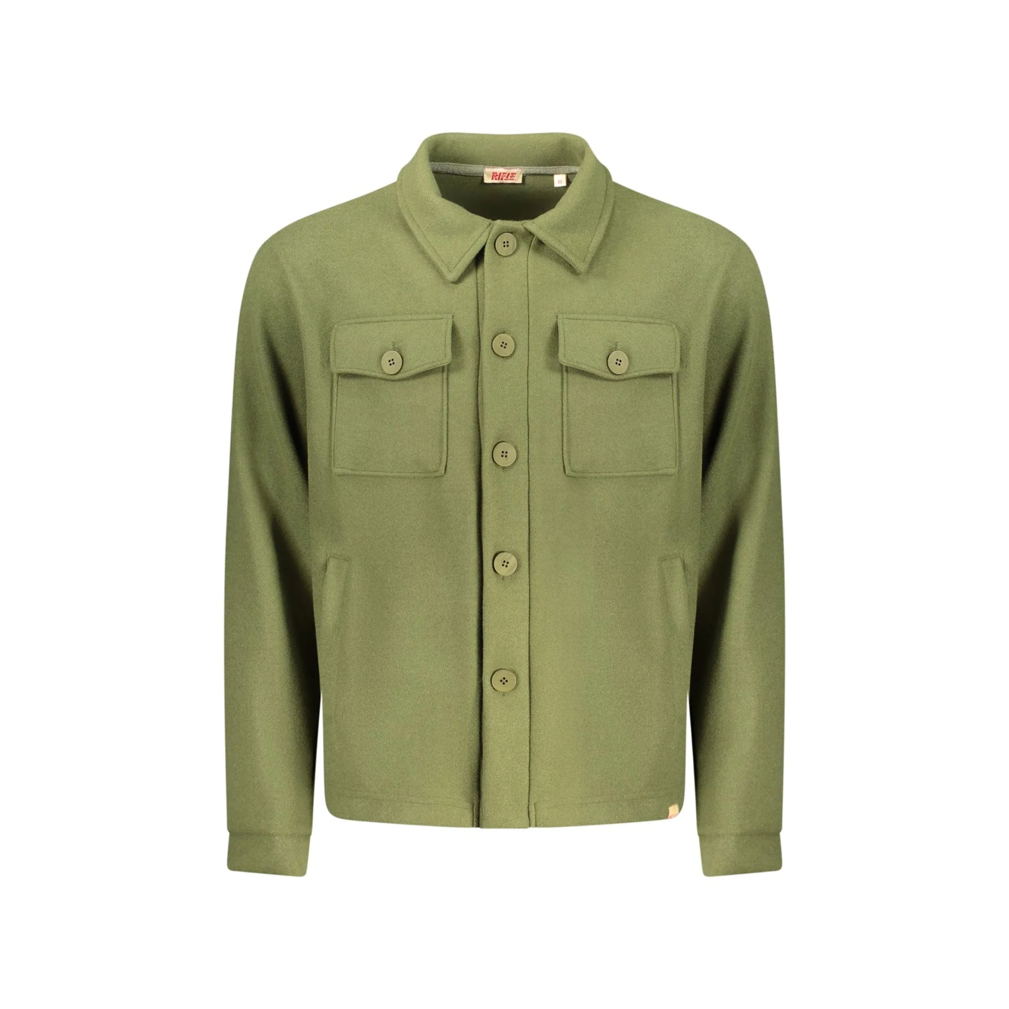 Rifle Camicia Maniche Lunghe Uomo Verde Logo Camicie - foto prodotto