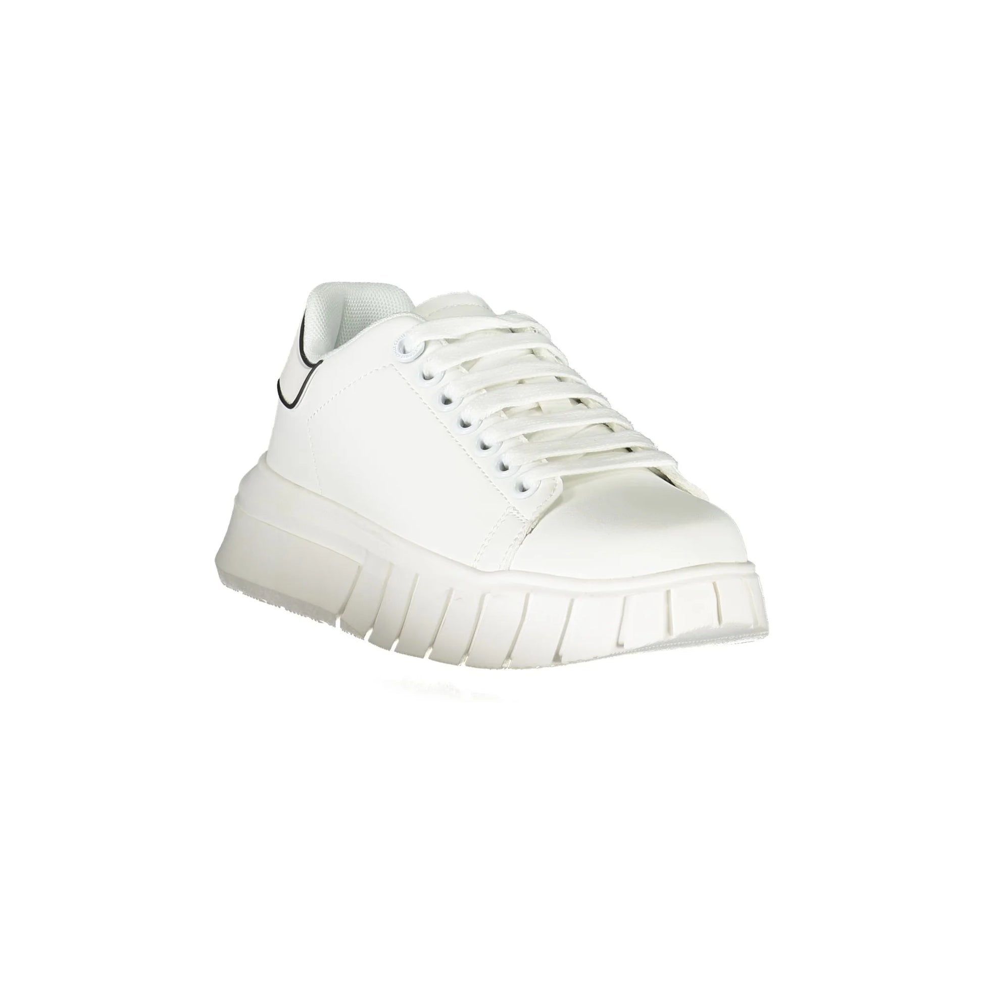 GAELLE PARIS Scarpe Sneakers Donna Bianche con Dettagli a Contrasto bianco - vista 2