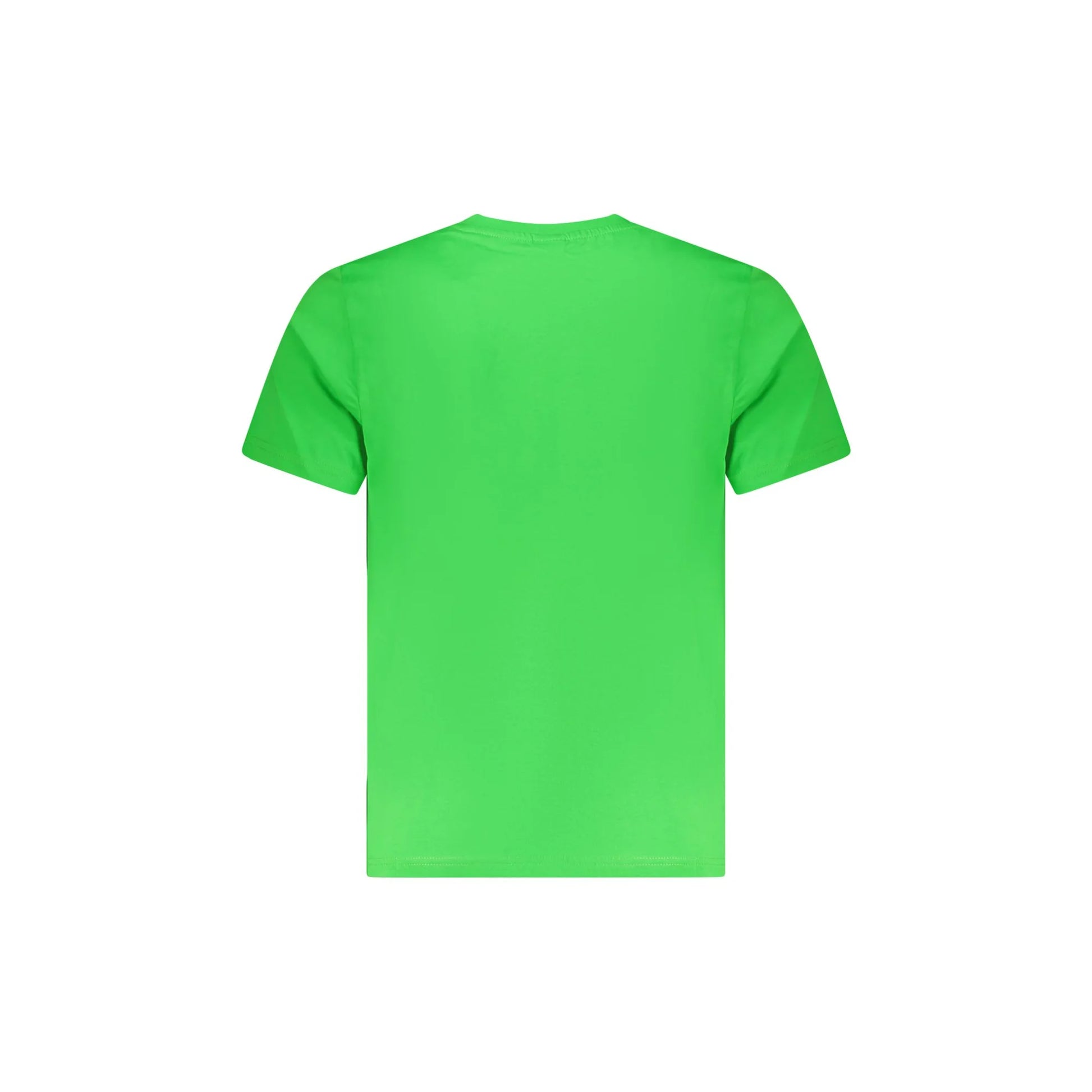 North Sails T-Shirt Maniche Corte Uomo Verde Stampa Logo - vista 2