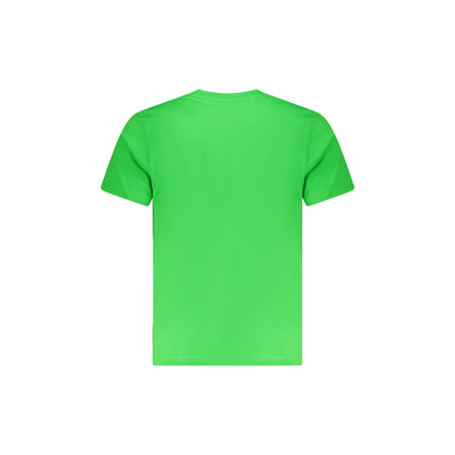 North Sails T-Shirt Maniche Corte Uomo Verde Stampa Logo - vista 2