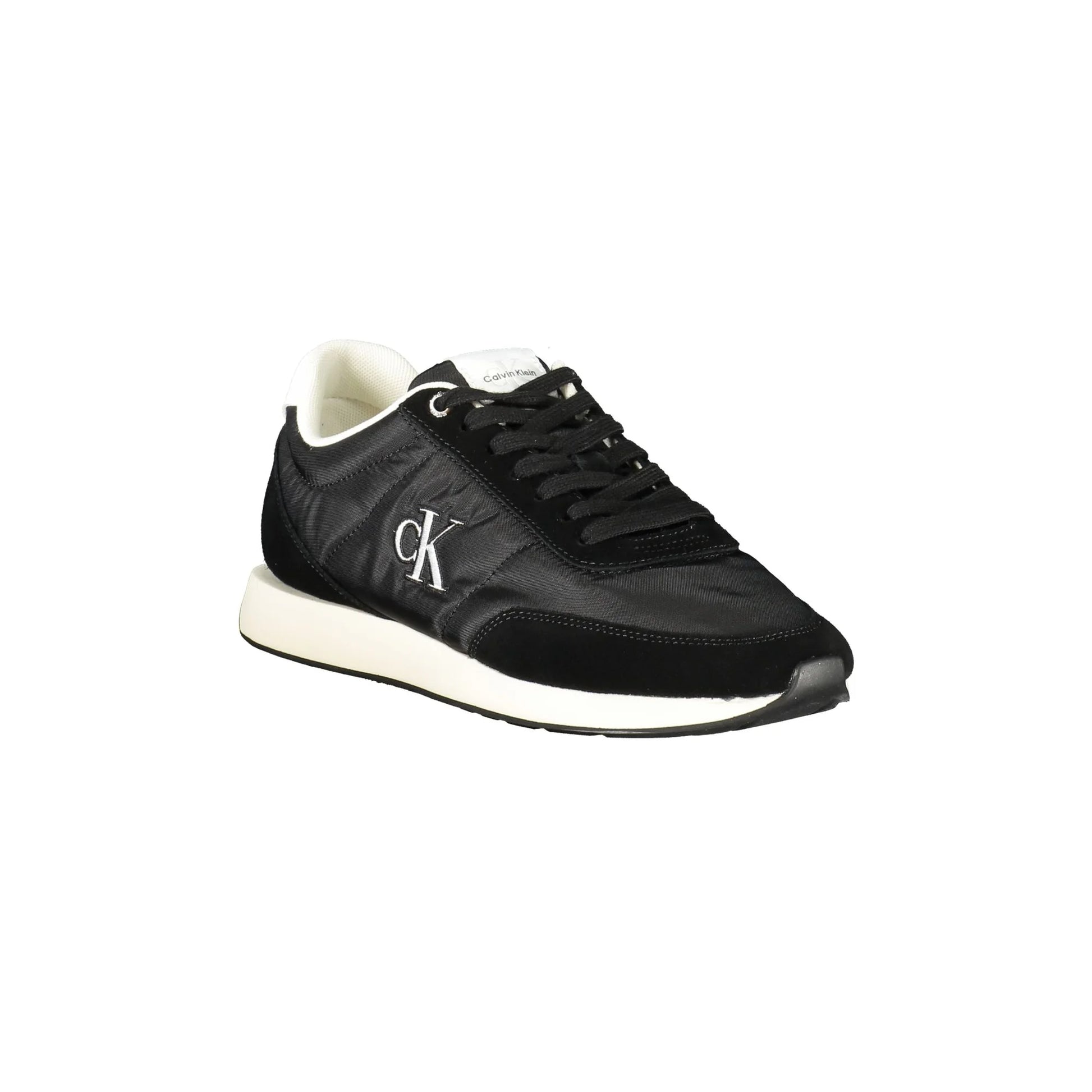 CALVIN KLEIN Sneakers Uomo Nere con Lacci e Dettagli in Bianco nero - vista 2